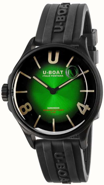 Replica U-Boat Darkmoon 40mm Green PVD Soleil 9503 Watch